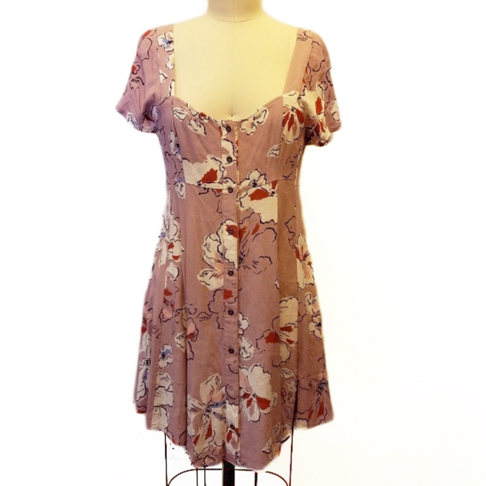 ASTR Indian pink floral dress ❤❤